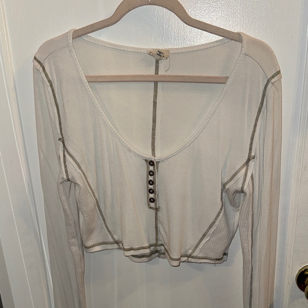 White crop top